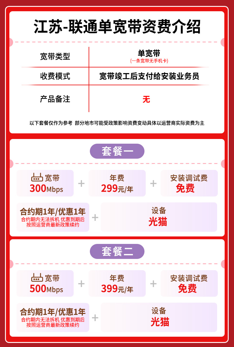 宽带套餐详情图