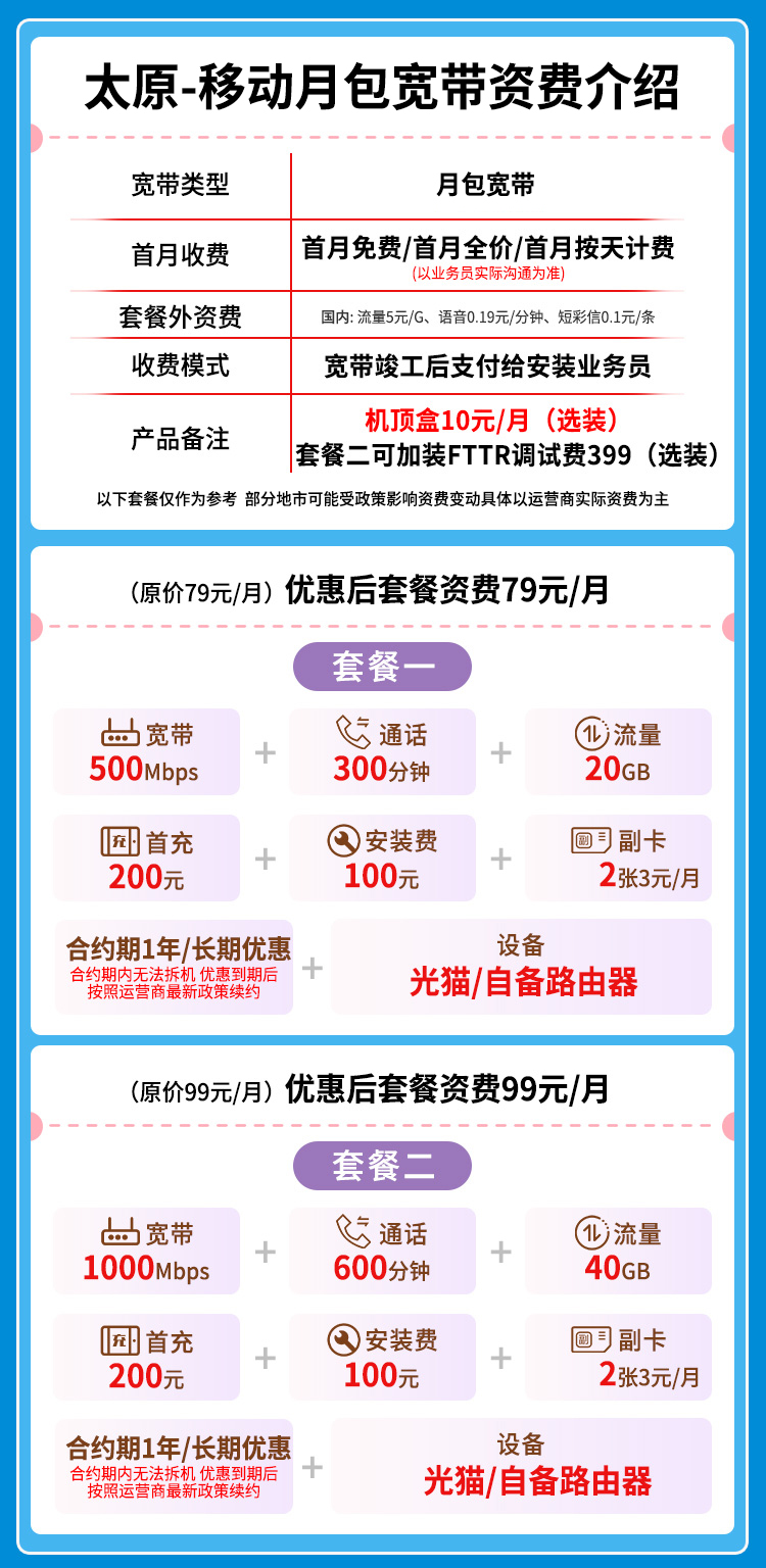宽带套餐详情图