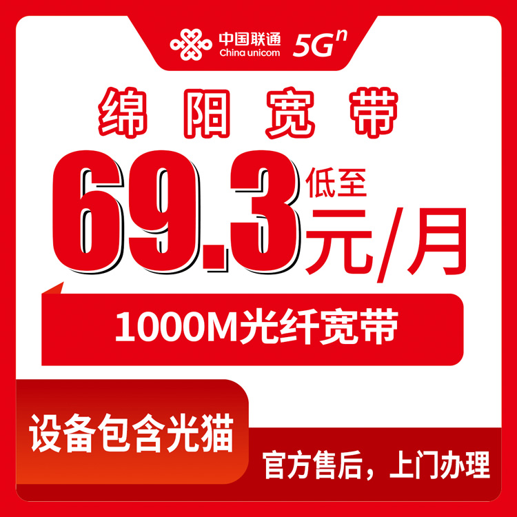 2026年8月中旬四川绵阳梓潼县联通1000M宽带测评，69.3元月包到底划不划算？
