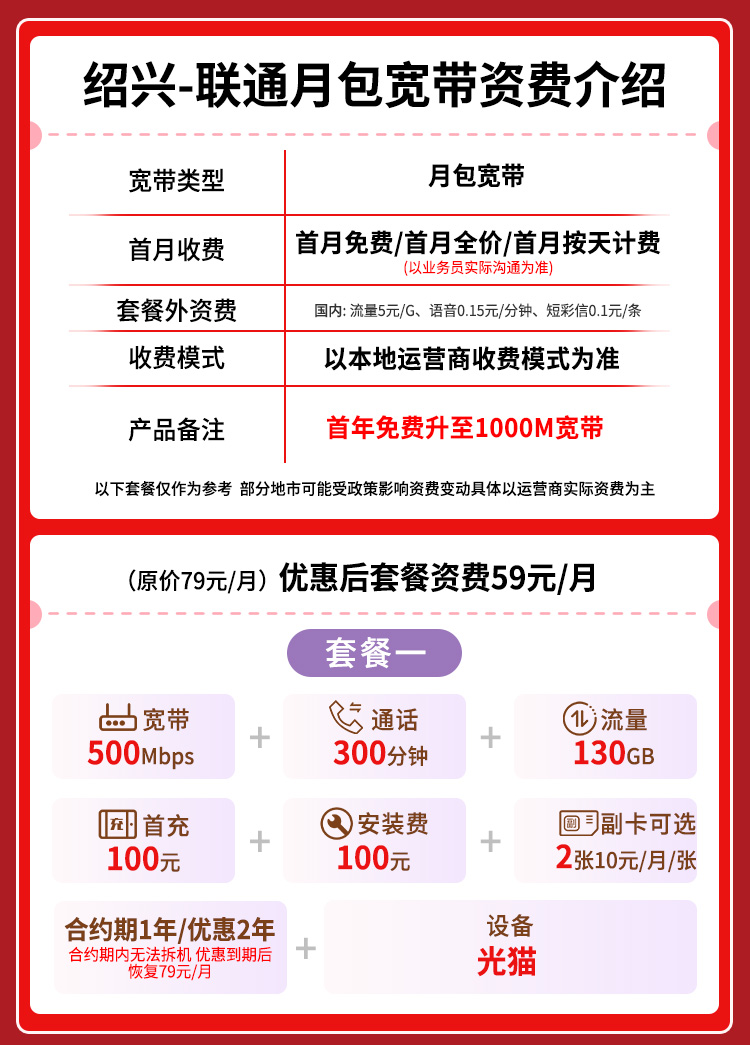 宽带套餐详情图