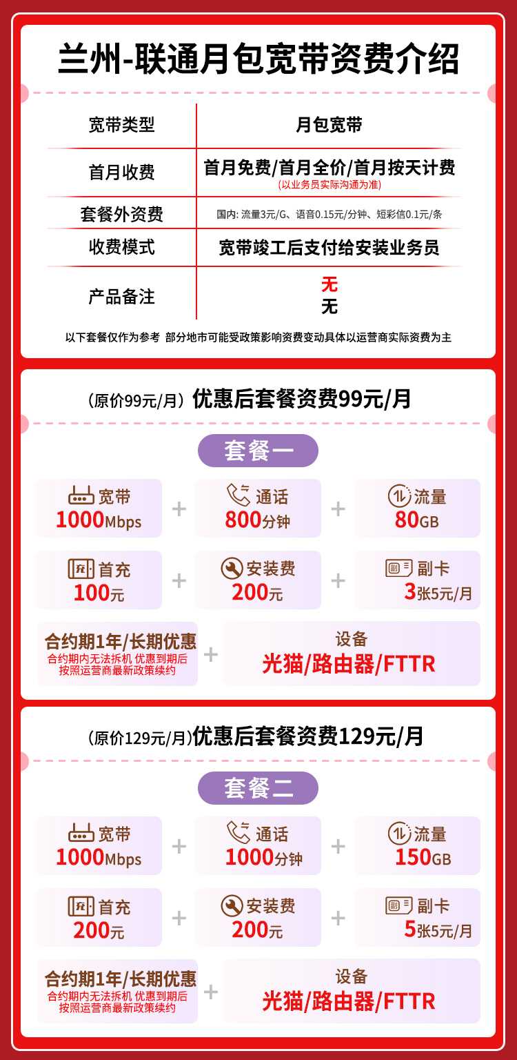 宽带套餐详情图