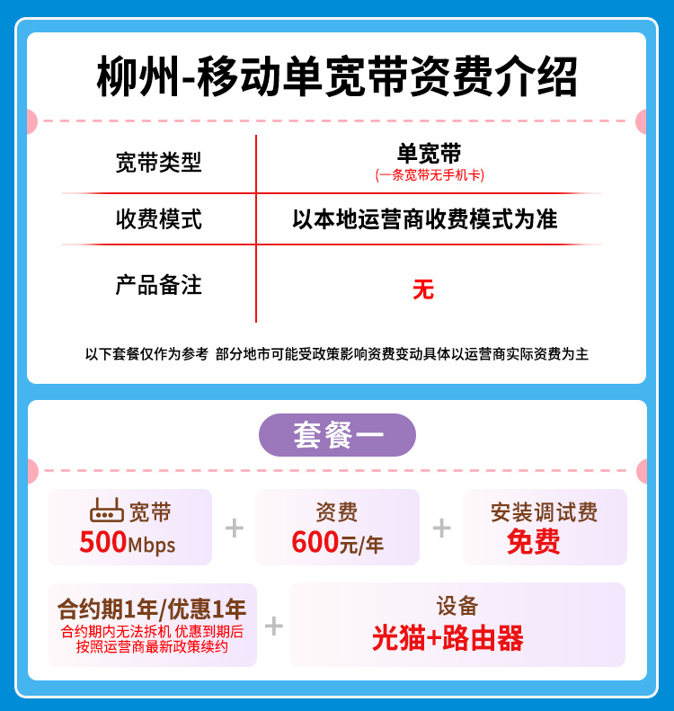 宽带套餐详情图