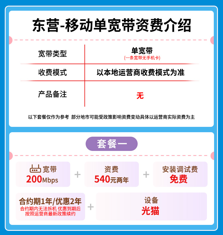 宽带套餐详情图