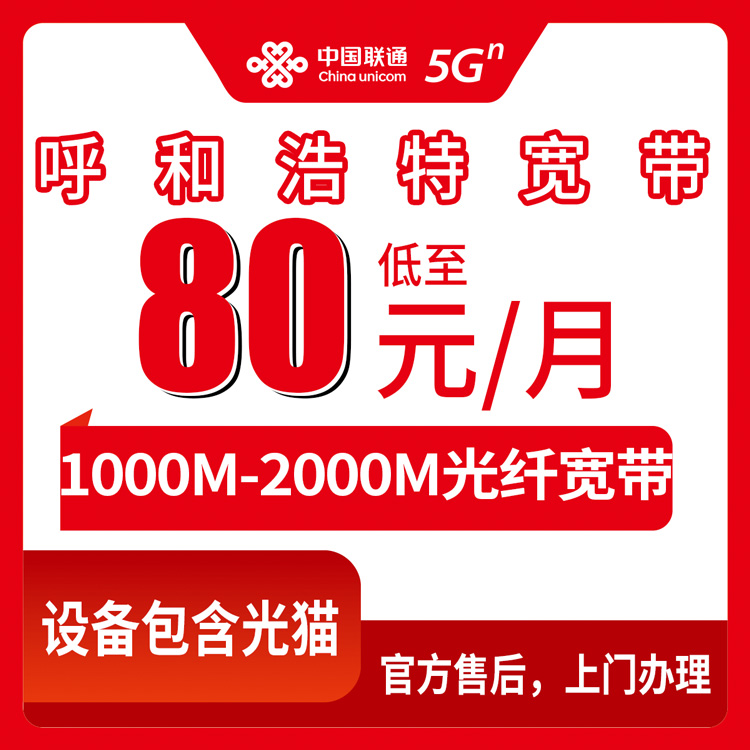 2026年10月上旬内蒙古呼和浩特托克托县联通月包宽带80-129元1000-2000M怎么选？聊聊我踩过的坑和实测经验