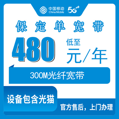 2026年10月保定市移动单宽带怎么安装？